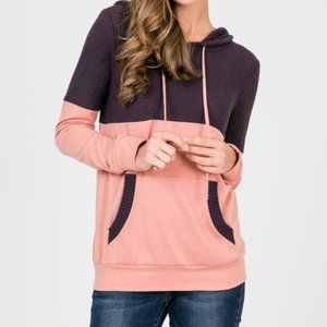 Brushed Waffle Hoodie